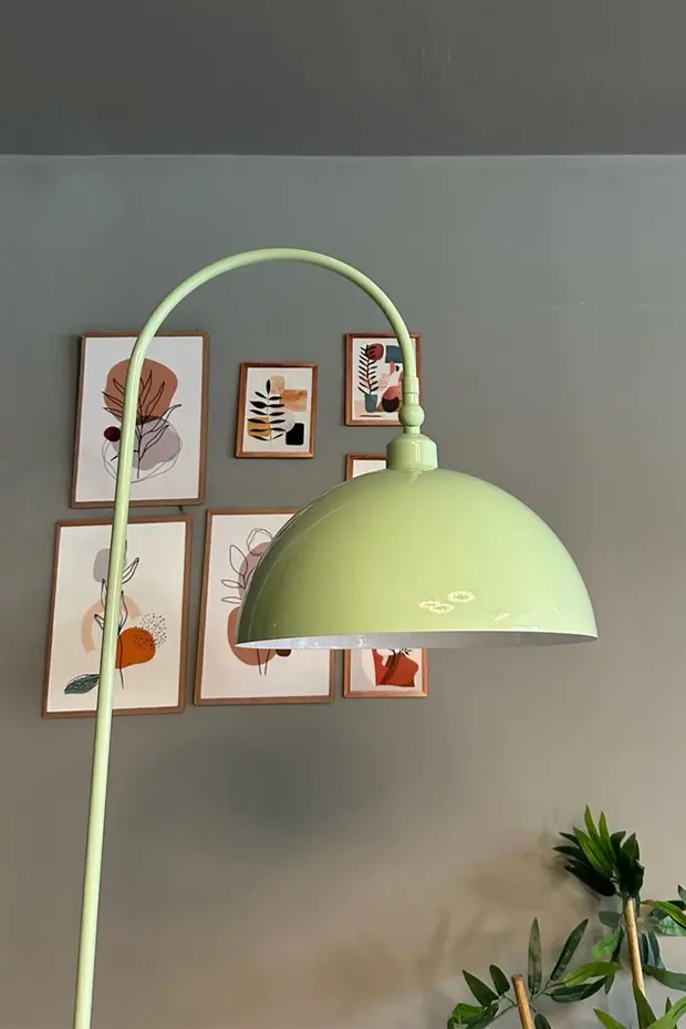 Dimmerli Işığı Ayarlanabilen Işığı Artırılıp Azaltılabilen Mint Hareketli Başlık Metal Lambader Dimmerli Işığı Ayarlanabilen Işığı Artırılıp Azaltılabilen Mint Hareketli Başlık Metal Lambader